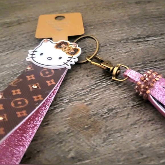 Hello Kitty Designer Inspired Key Fob Wristlet 🎉2/$30🎉 - Picture 5 of 6